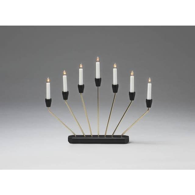 Elljusstake 7 Ljus E10 IP20 Förmässingad Konstsmide