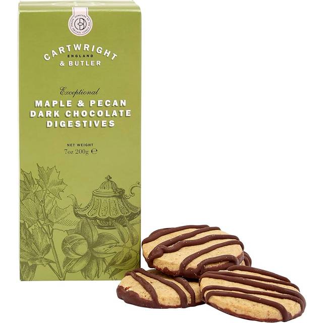 Cartwright & Butler Maple Pecan Dark Chocolate Digestives 200g