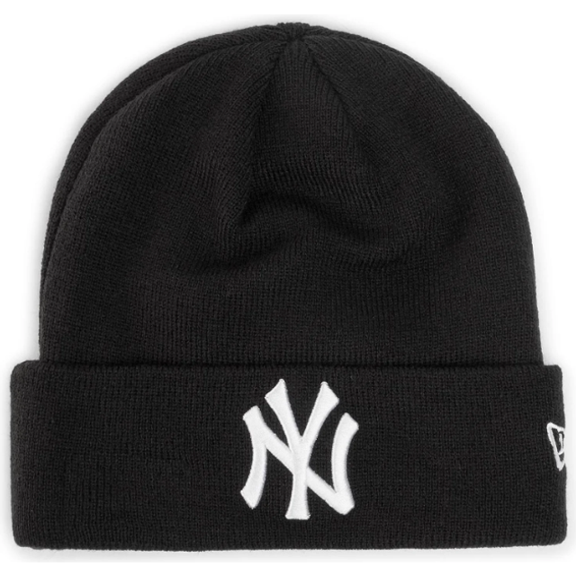 Bonnet tricot New Era MLB Essential New York Yankees - Noir - One size