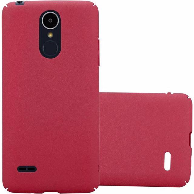 (FROSTY RED) Cadorabo Case for LG K8 2017 Cover Protection Shockproof hard case