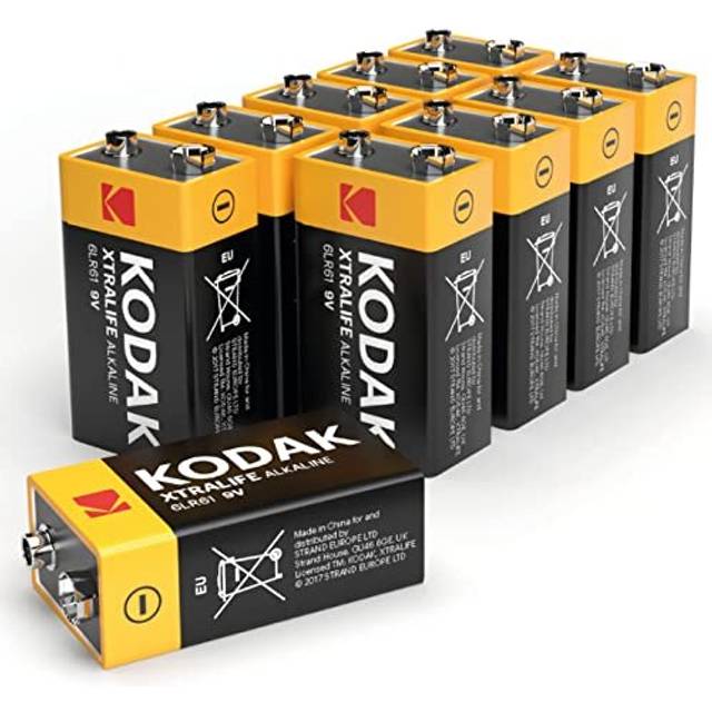 | 9V Batteries | Smoke Alarm PP3 9 Volt Square Battery | 10 Pack