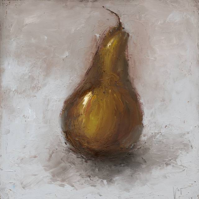 Painted Fruit II - Wrapped Canvas Art Prints (30cm H x 30cm W x 3.8cm D)