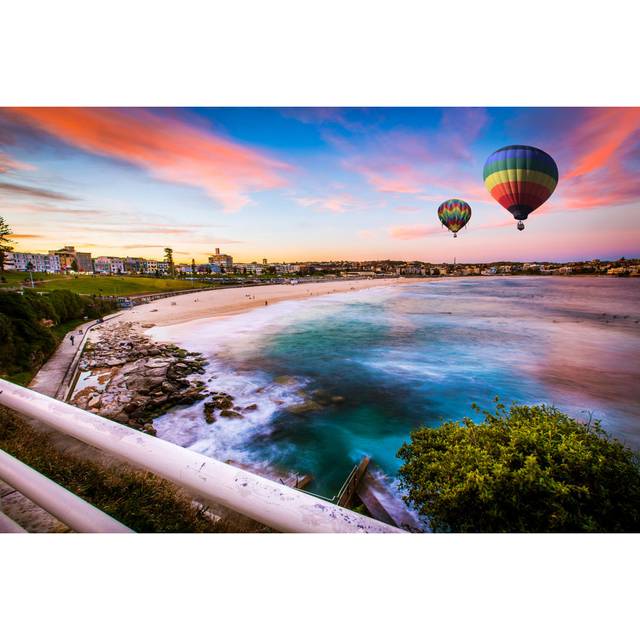 Bondi Beach in Summer - Wrapped Canvas Art Prints (81cm H x 122cm W x 3.8cm D)