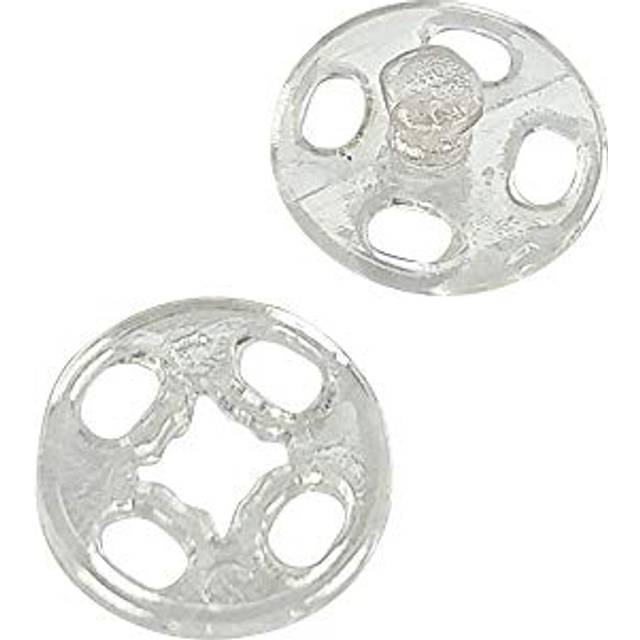Chenkou Craft Plastic Snap Button Clear Upick 6size Choose 100pcs 10mm