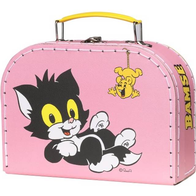 Bamse resväska, 20 cm rosa