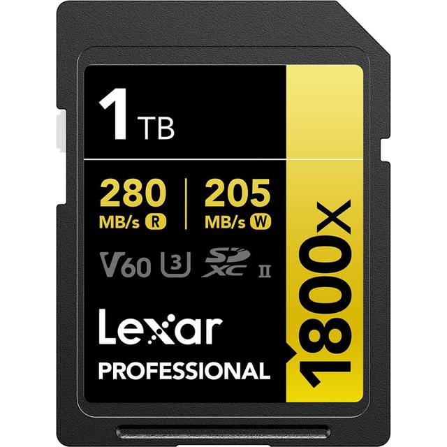 Lexar SD Pro Gold Series UHS-II 1800x V60 - 1TB