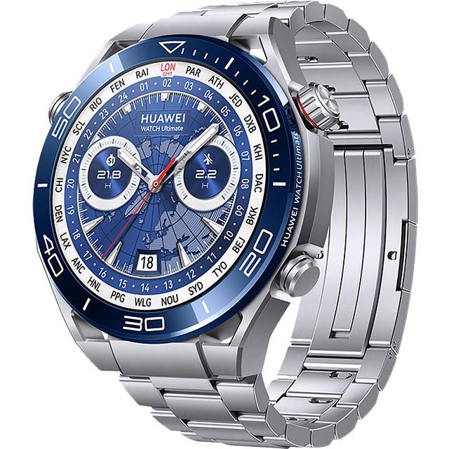 HUAWEI Watch Ultimate - Voyage Blue, Large, Silver/Grey,Blue