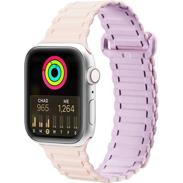 Dux Ducis Apple Watch 6/7/8/SE (42/44/45/49mm) Armband Silicone Armored - GrÃ¶n