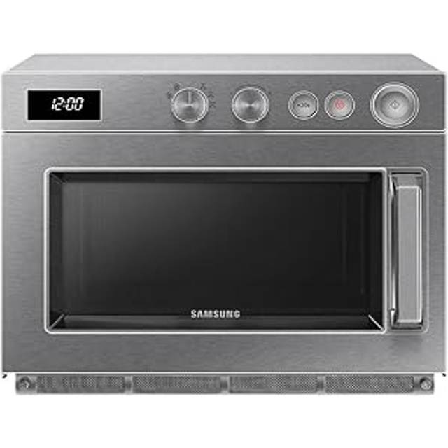 Samsung FS317 Commercial Heavy Duty Manual Microwave 1500W Plug In - Stainless steel