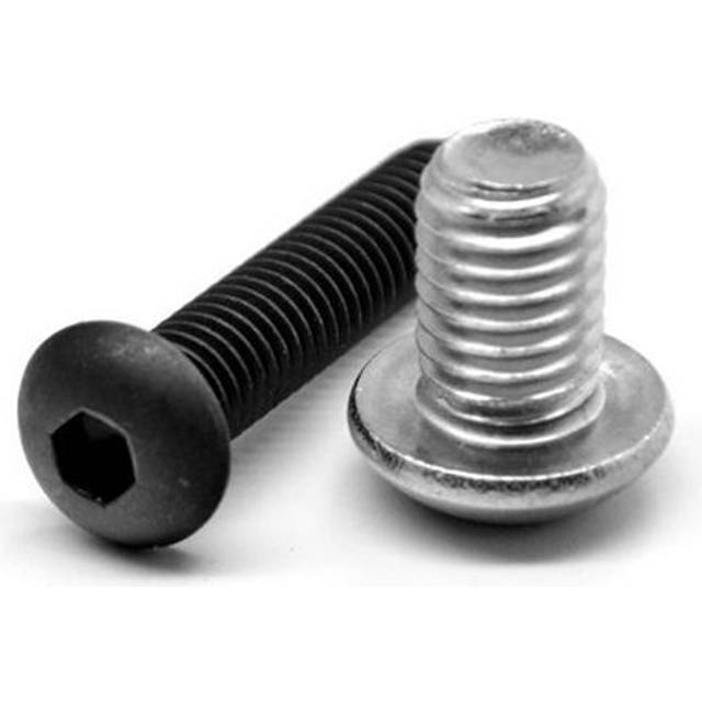 ASMC Industrial 0.38 in. -16 x 1.75 in. Coarse Thread Socket Button Head Cap Screw, 18-8 Stainless Steel - 500 Piece