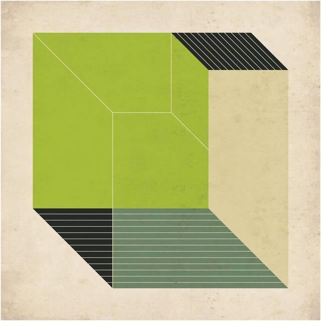 &#39;Cubes XIII.V&#39; Graphic Art on Wrapped Canvas (66.04cm H x 66.04cm W x 1.91cm D)