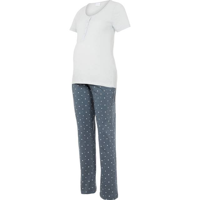 MAMALICIOUS Mama Licious Female Pyjamas MLMIRA Star SS JRS pyjamas 2F A. E. NOOS, Grå Dawn/aop: stjärna, S