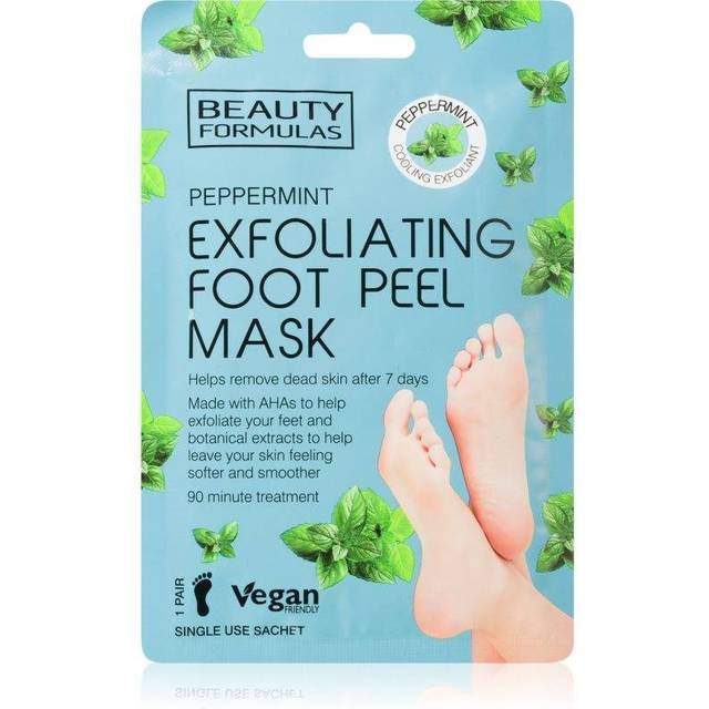 Beauty Formulas Peppermint Exfoliating Foot Peel Mask