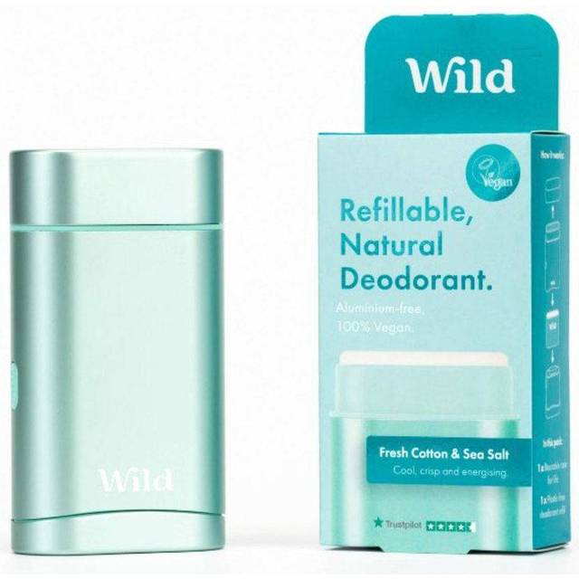 Wild Fresh Cotton & Sea Salt Aqua Case Deodorantstift Med väska 40 g