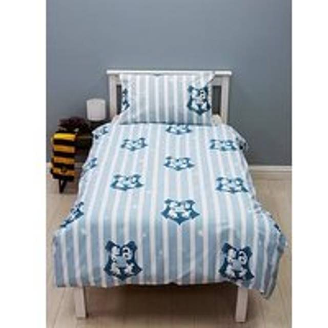 Harry Potter Hogwarts House Symbols Reversible Duvet Set, Blue, Single