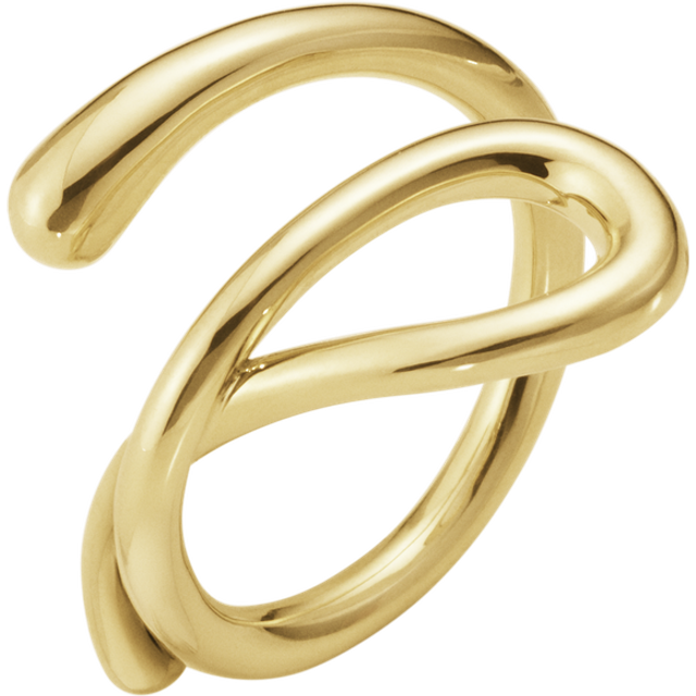 Georg Jensen 18K Yellow Gold Mercy Swirl Ring