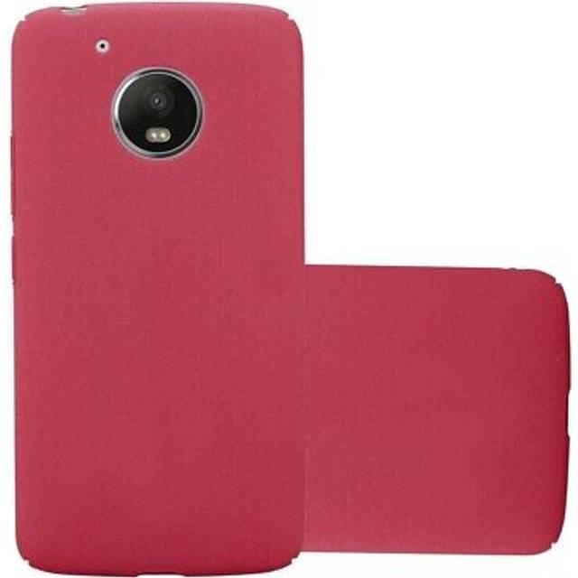 (FROSTY RED) Cadorabo Case for Motorola MOTO G5 Cover Protection Shockproof hard case