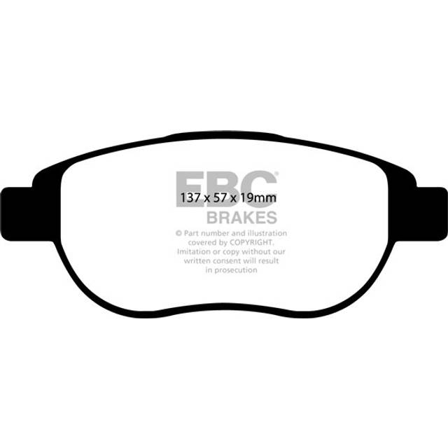 EBC Brakes Ultimax Replacement Brake Pads - Front Pad Set - Bosch Calipers