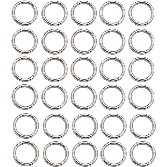 300 pcs Stainless Steel Split Rings Jump Rings Connector Rings for Jewelry Making Necklaces Bracelet Earrings Keychain DIY Craft 12614-10mm