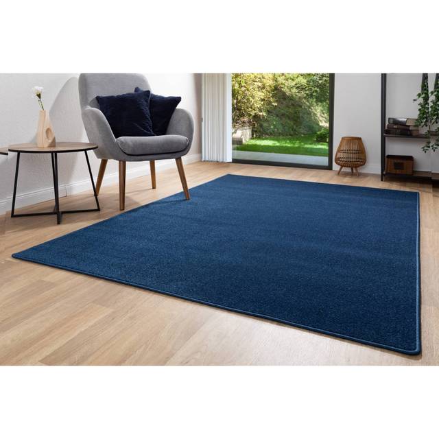 Solid Colour Blue Area Rug (Rectangular 60 x 120cm)
