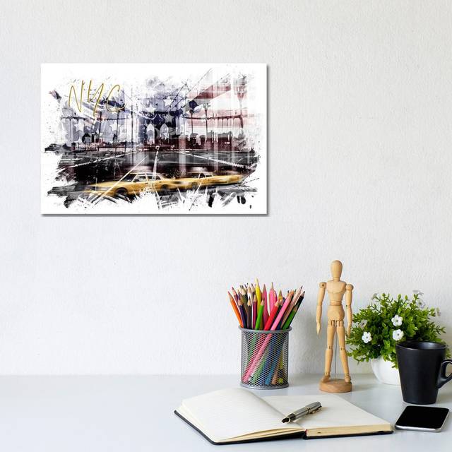 Modern Nyc Composing by Melanie Viola - Wrapped Canvas Art Prints (20.32 cm H x 30.48 cm W)