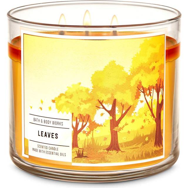 Bath & Body Works 3-Wick Scented Candle in Leaves
