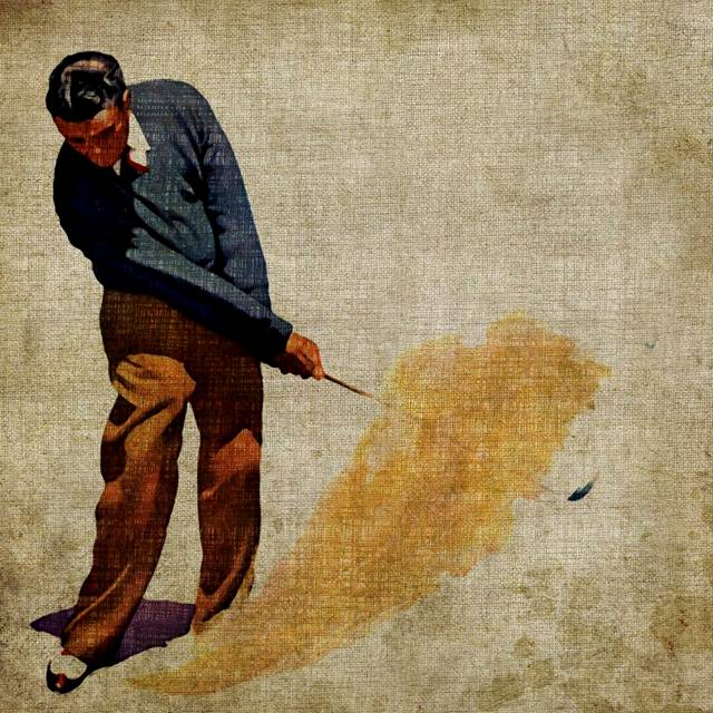 Vintage Sports I by John Butler - Wrapped Canvas Painting (91cm H x 91cm W)
