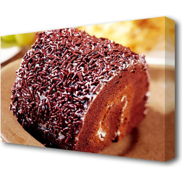 Chocolate Roll Kitchen - Wrapped Canvas Photographic Print (35.6 cm H x 50.8 cm W)