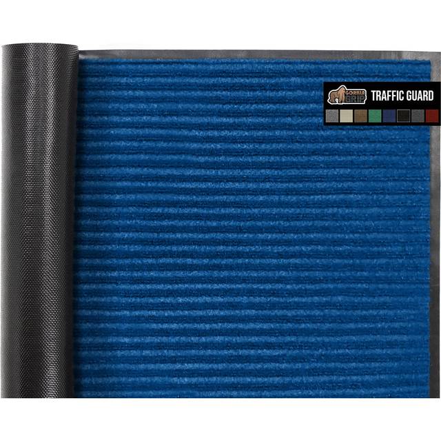Gorilla Grip Waterproof Heavy Duty Traffic Guard Doormat Stain and Fade Resistant Durable Rubber Low Profile Door Mat Shoe Scraper Welcome Mats for En