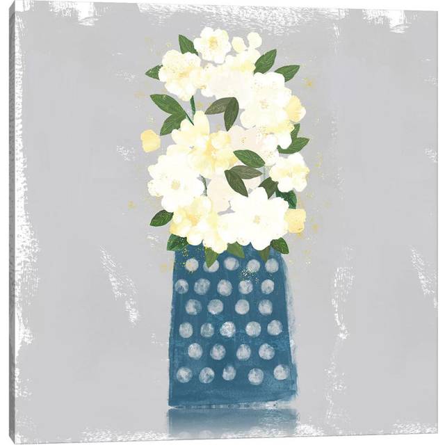 Contemporary Flower Jar I by Northern Lights - Wrapped Canvas Graphic Art (45.72 cm H x 45.72 cm W x 3.175 cm D)
