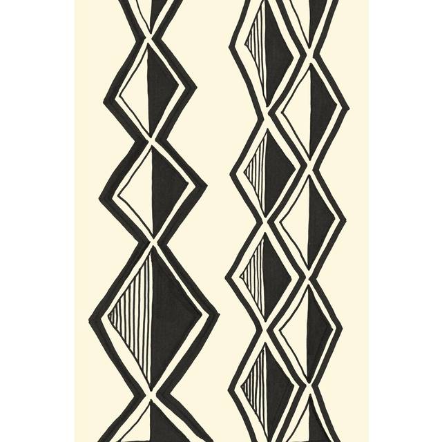 Mud Cloth Study II by RenÃ©e W. Stramel - Wrapped Canvas Graphic Art (122cm H x 81cm W)