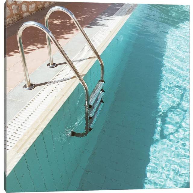 Swimming Pool IV by Cassia Beck - Wrapped Canvas Art Prints (30.48cm H x 30.48cm W)