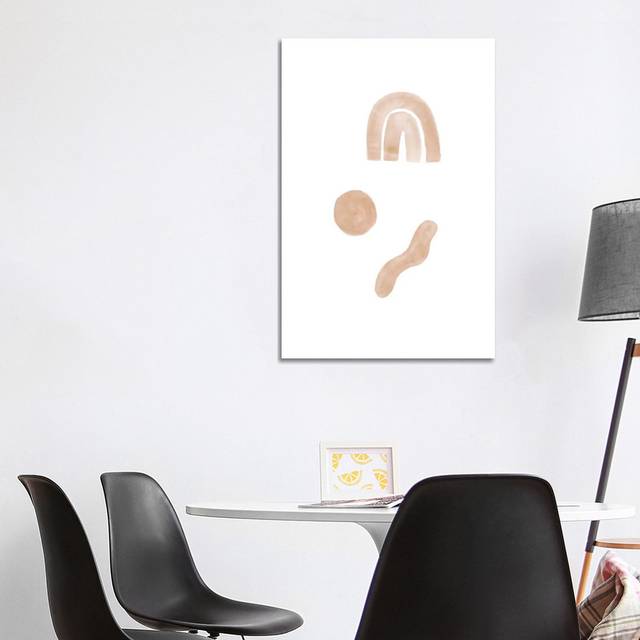 Abstract Composition with Lines VI by Nouveau Prints - Wrapped Canvas Art Prints (101.6 cm H x 66.04 cm W x 1.91 cm D)