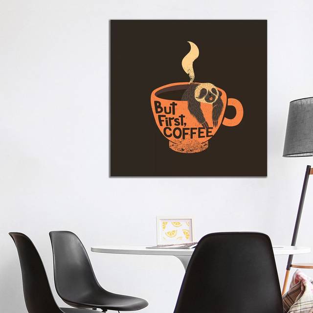 But First, Coffee, Square by Tobias Fonseca - Wrapped Canvas Art Prints (93.98 cm H x 93.98 cm W)
