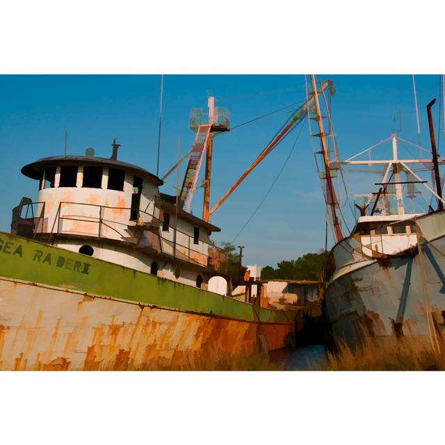 Small Safe Harbor IV by Danny Head - Wrapped Canvas Painting (61cm H x 91cm W x 3.8cm D)