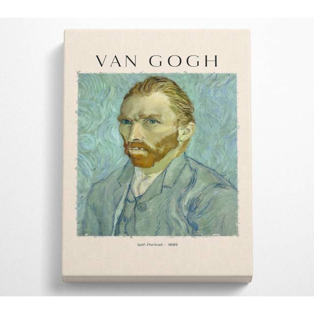 Self-Portrait - 1889 - Wrapped Canvas Art Prints (101.6cm H x 66cm W x 10cm D)