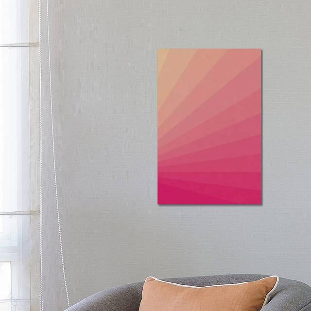Shades of Pink Sunset by Alisa Galitsyna - Wrapped Canvas Graphic Art (66.04 cm H x 45.72 cm W x 1.91 cm D)