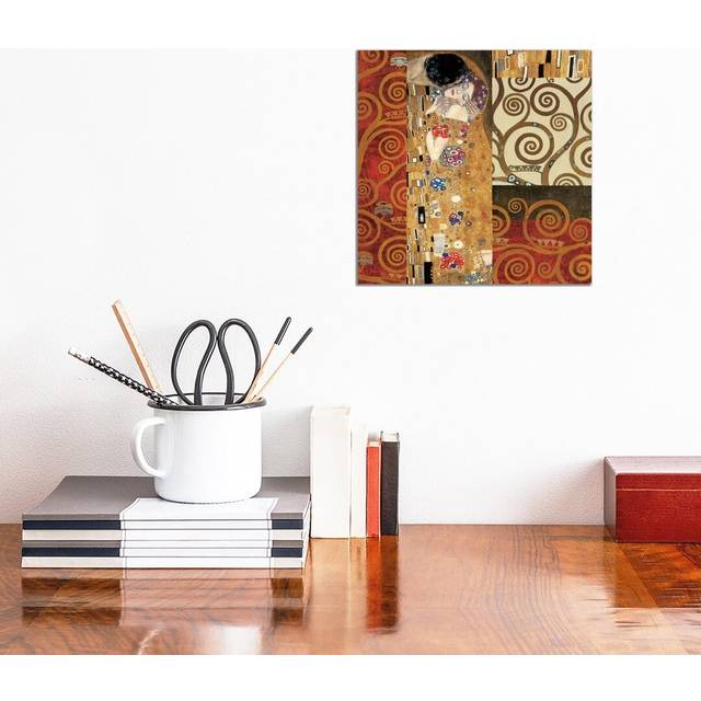 Klimt Details (The Kiss) - Print (30.48 cm H x 30.48 cm W)