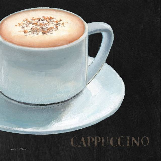 Dark Roast IV 12x12 by Marco Fabiano - Wrapped Canvas Painting (30cm H x 30cm W)