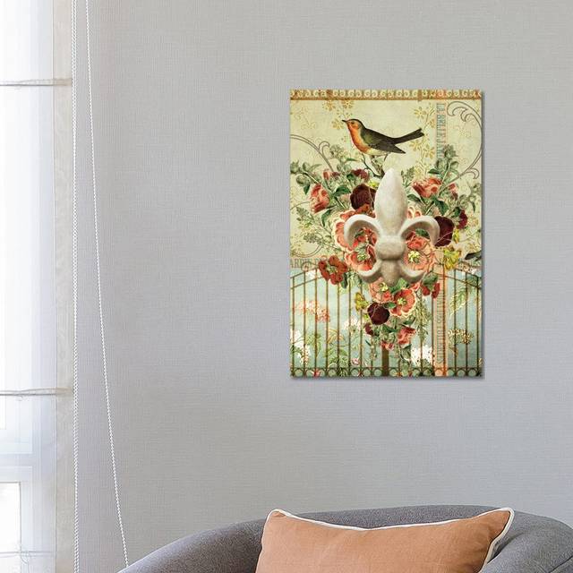 Postcards of Paris XII by - Wrapped Canvas Rectangle Painting Print on Canvas (66.04 cm H x 45.72 cm W x 3.175 cm D)