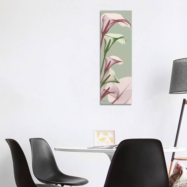 Spring Time Calla Lilies - Wrapped Canvas Panoramic Graphic Art (121.92 cm H x 40.64 cm W x 1.91 cm D)