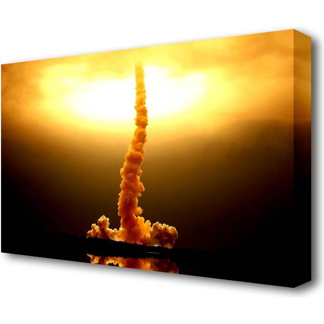 'Space Shuttle Launch' Photographic Print on Canvas (50.8 cm H x 81.3 cm W)