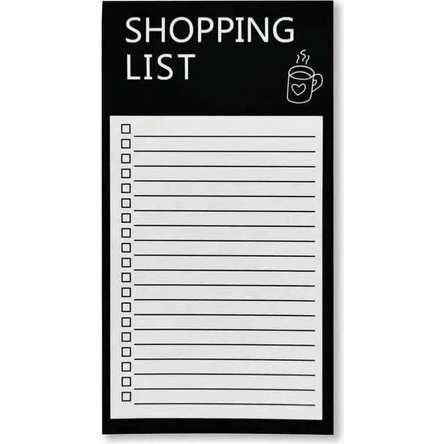 SHEIN Fridge Magnet Message Board, Tearable Magnetic Note Memo, Creative Line Pattern Sticky Note For Decoration Back To School