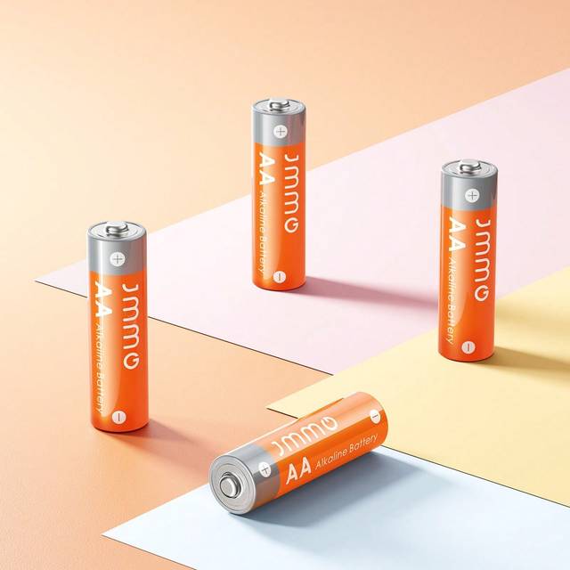 JMMO 4 Pack AA Alkaline High-Performance Batteries, 10-Year Shelf Life, Double AA With Long-Lasting Power, Suitable For Everyday Electronics And Emergency