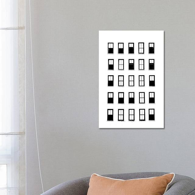 Nyc in Pure B&W III by Jeff Pica - Wrapped Canvas Art Prints (66.04cm H x 45.72cm W x 3.81cm D)
