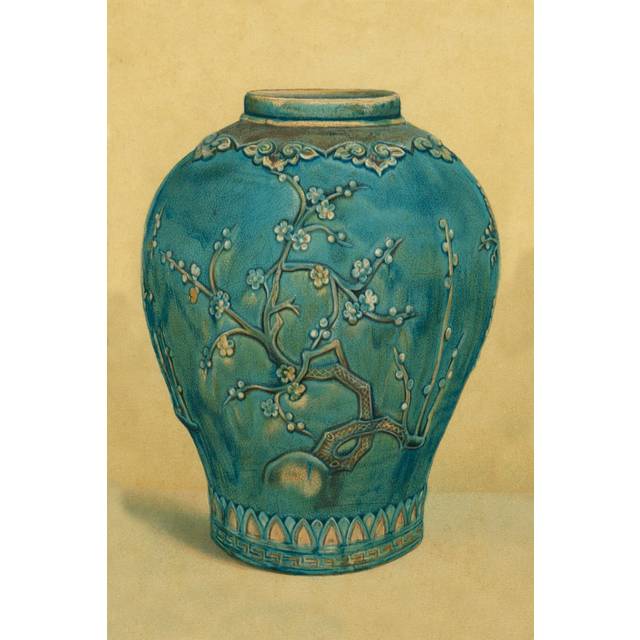 Oxidized Porcelain II by Vision Studio - Wrapped Canvas Graphic Art (76cm H x 51cm W x 3.8cm D)