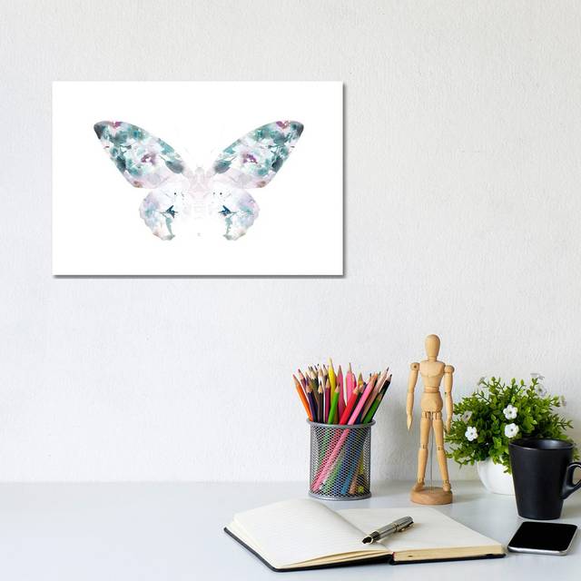 Butterfly IV by Leah Straatsma - Wrapped Canvas Art Prints (20.32cm H x 30.48cm W x 1.905cm D)