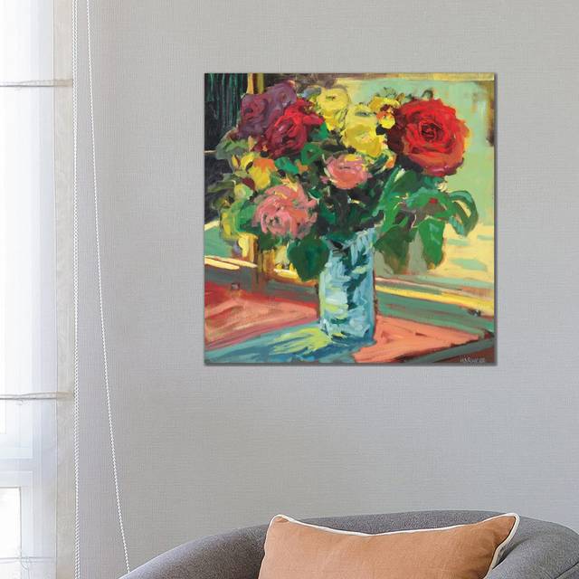 Window Sill II by Jennifer Harwood - Wrapped Canvas Painting (66.04 cm H x 66.04 cm W x 1.91 cm D)