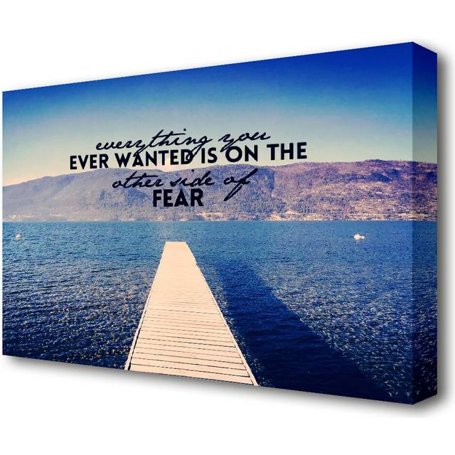 Everything You Want Fear - Wrapped Canvas Photograph Print (35.6 cm H x 50.8 cm W)