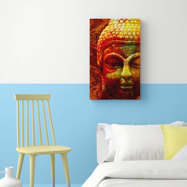 Buddha - Wrapped Canvas Graphic Art Print (81.3 cm H x 50.8 cm W)